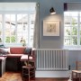 Muswell Hill refurbishment | Living area with family spaced window seating | Interior Designers